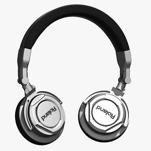 headphones roland head 3d max
