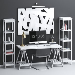 IKEA workplace set 3D model