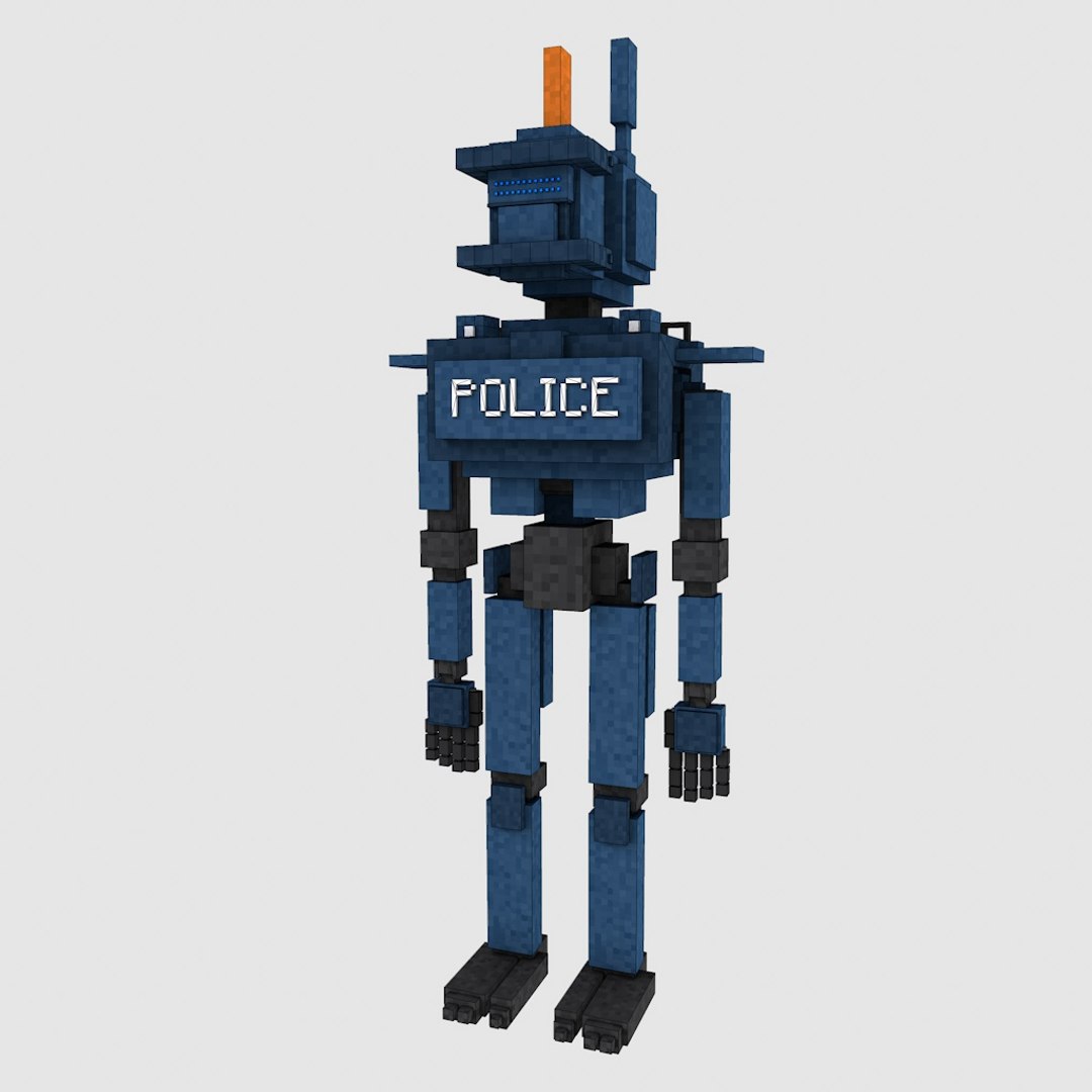 Chappie Minecraft C4d