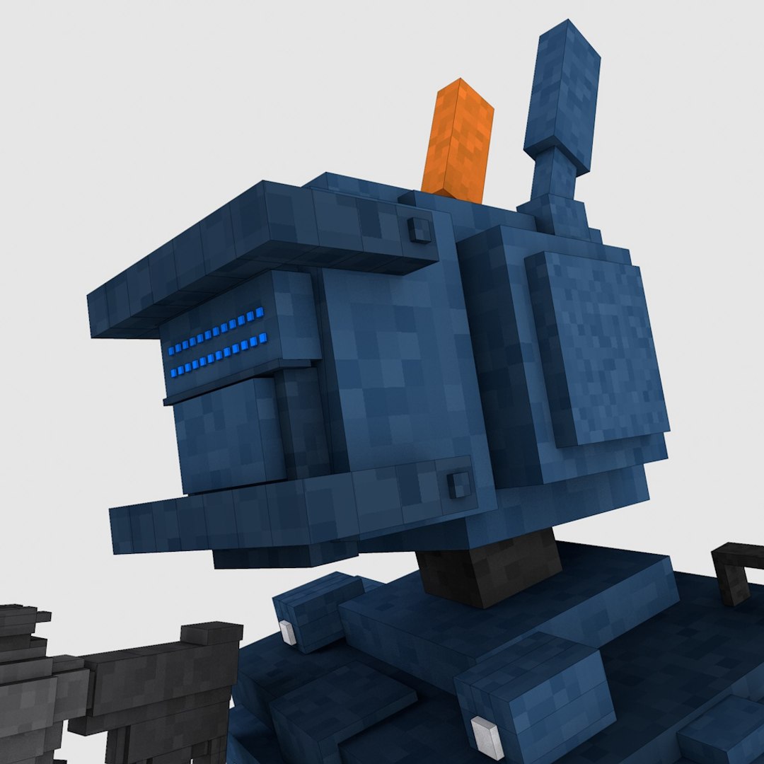 Chappie Minecraft C4d