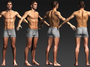 daniel male formats 3d model