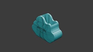 cloud flower pot 3D model