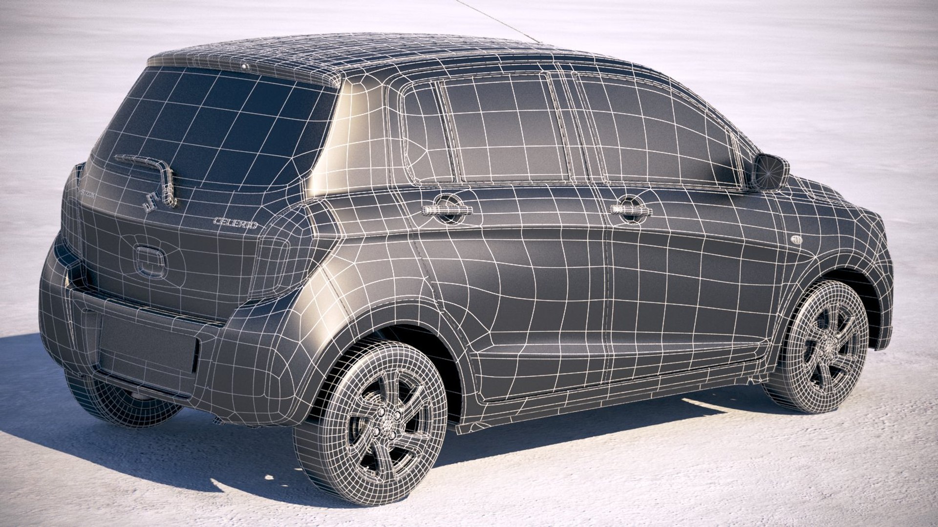 3D Suzuki Celerio 2018 Model TurboSquid 1311790