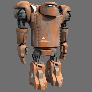 3d mech robot model