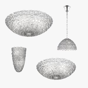 3D chandelier murano lightstar model