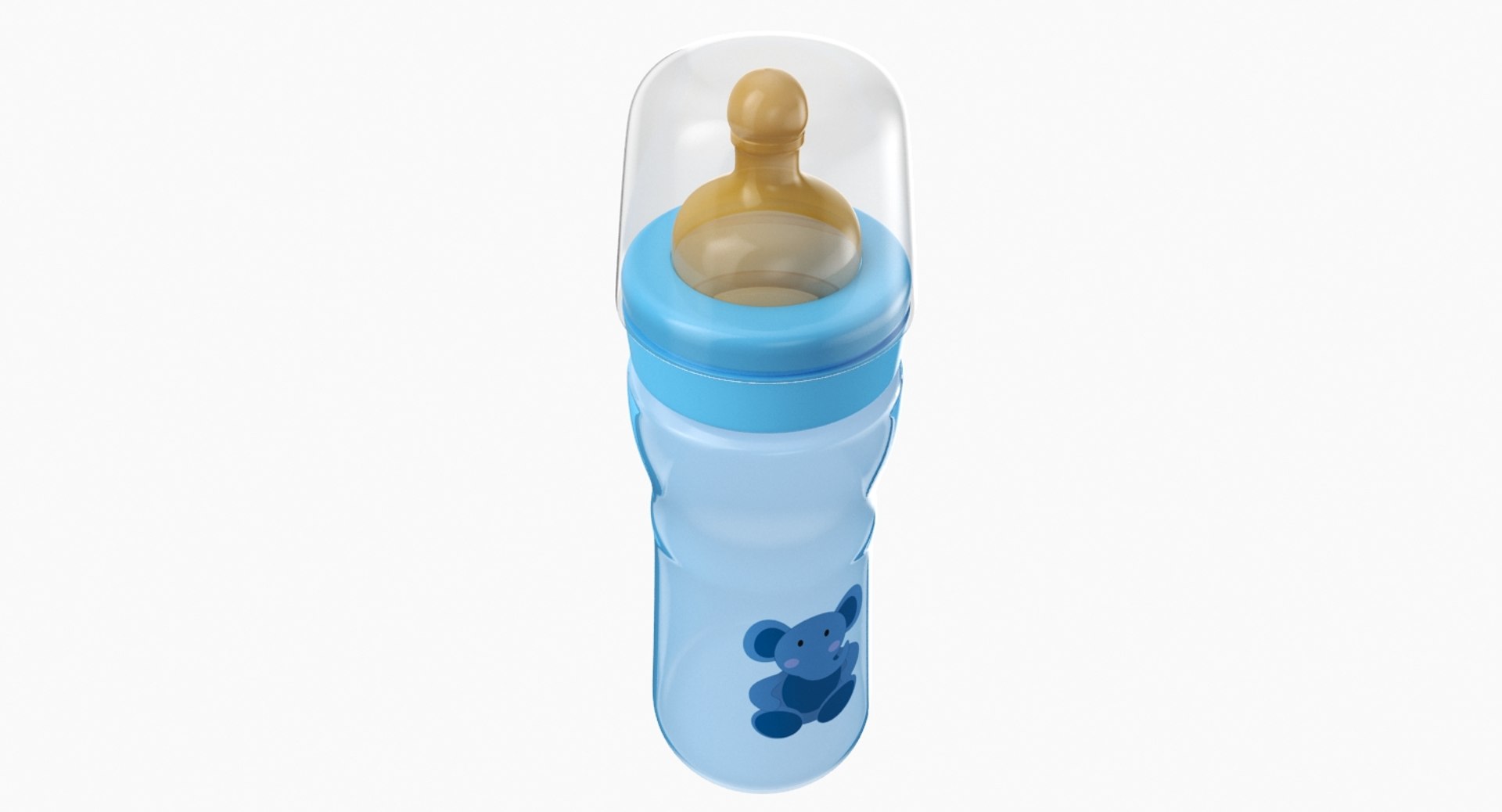 3D Baby Bottle Blue - TurboSquid 1303535