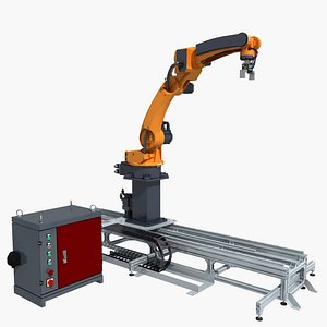 industrial robot 3D model