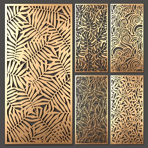 3D decorative partitions pattern model - TurboSquid 1351382