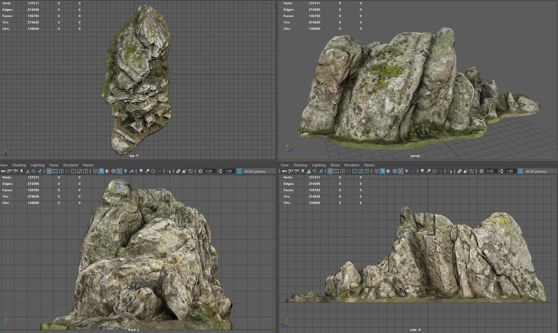 3D Model Rock 34 - TurboSquid 1650302