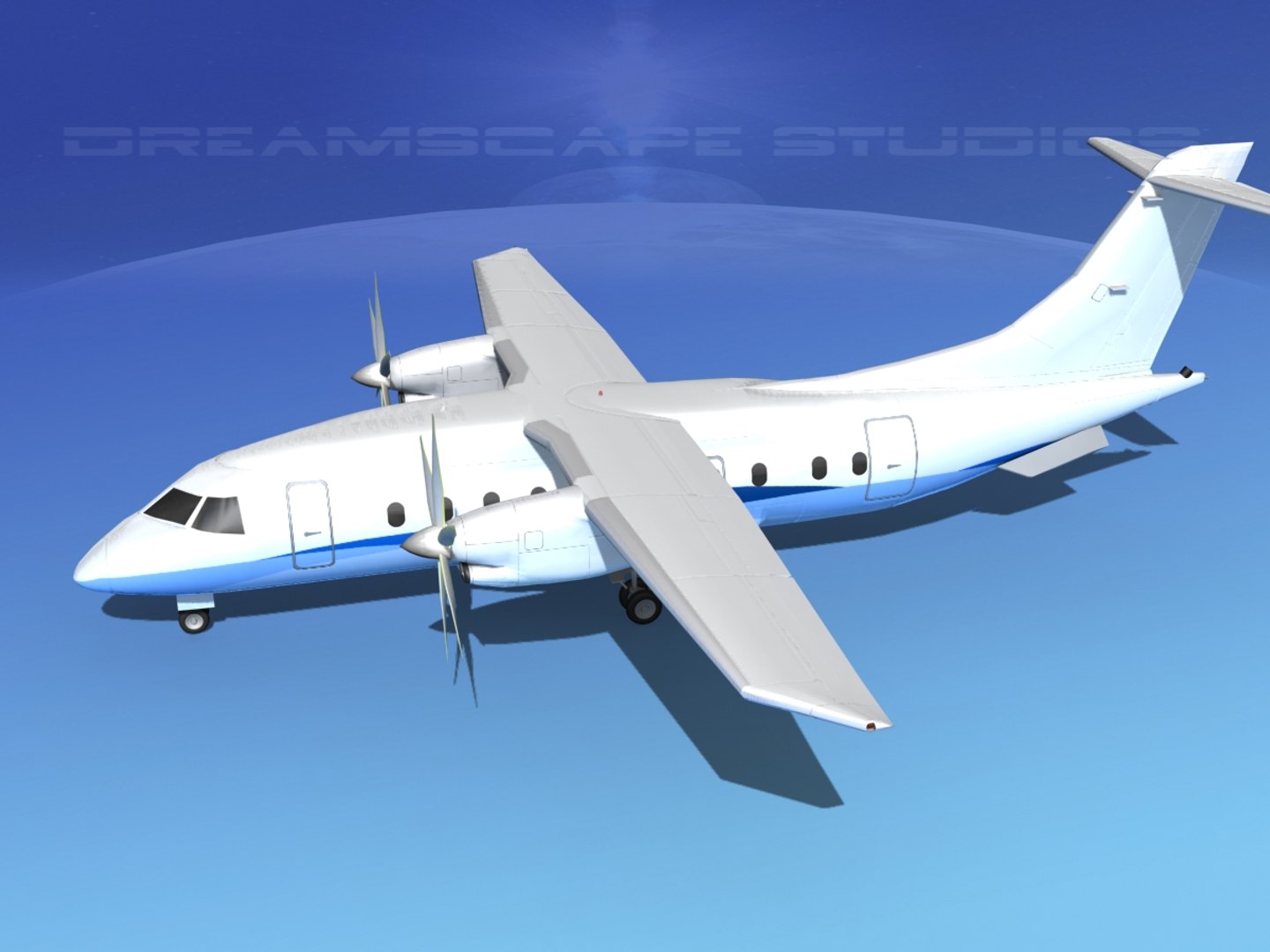 3d Model Of Dornier Do-328-130