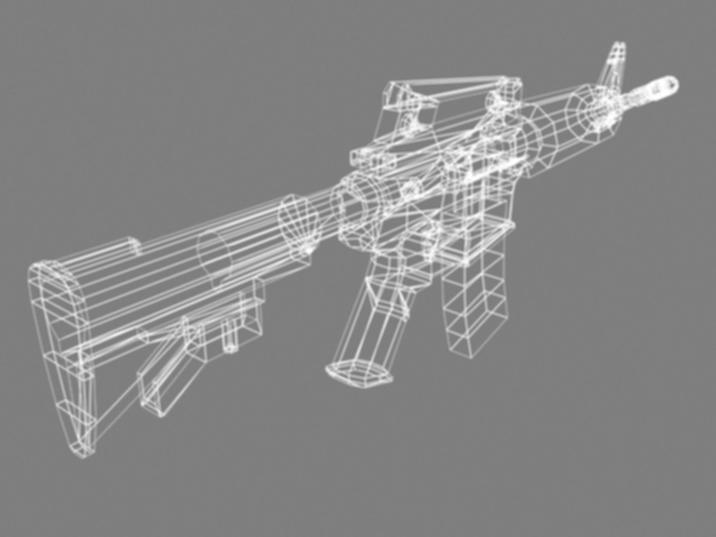 3d M4 Carbine Rifle