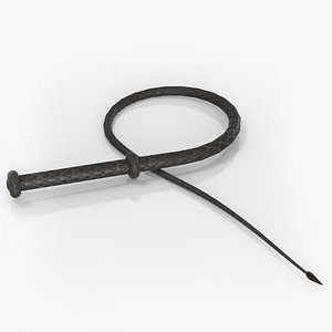 leather whip c4d