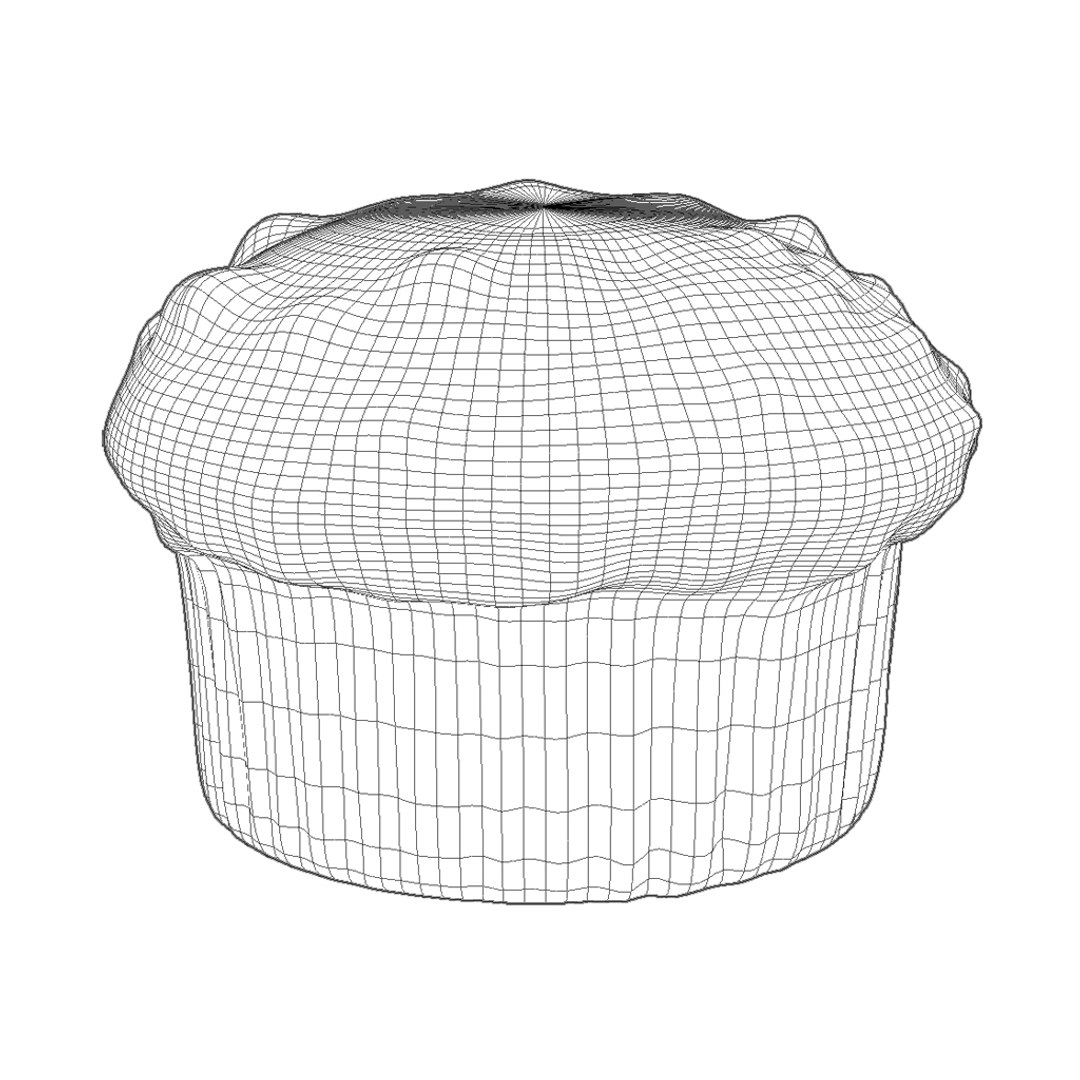 muffin 3d model