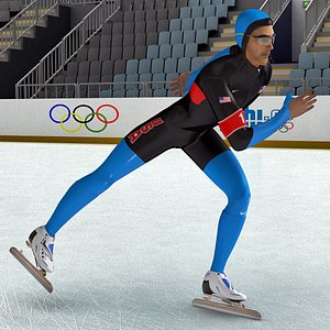 3d model of long track player