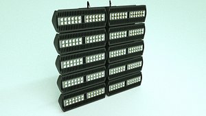 led light bar 3D model