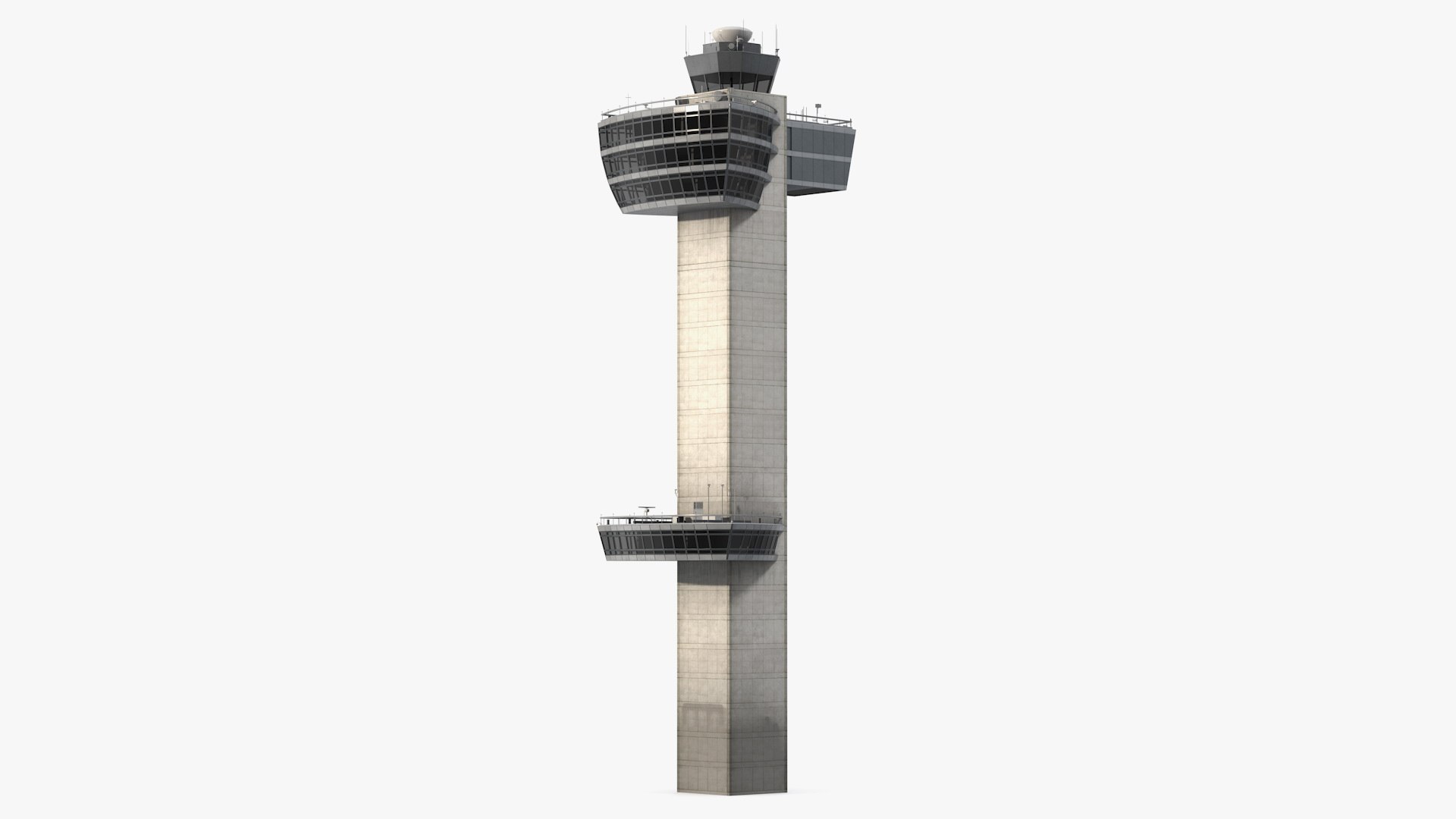 Air Traffic Control Tower 3D model preview