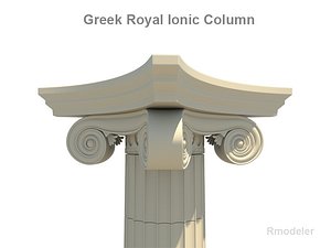Greek ionic royal column