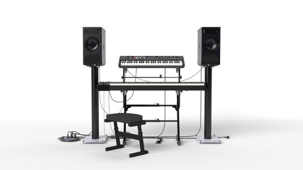 Keyboard Studio 3D - TurboSquid 1730903