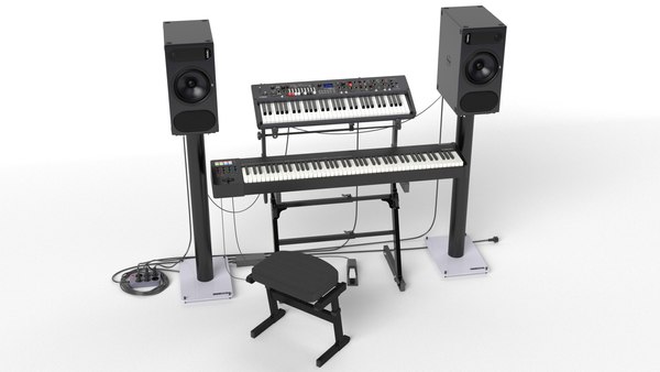 Keyboard Studio 3D - TurboSquid 1730903