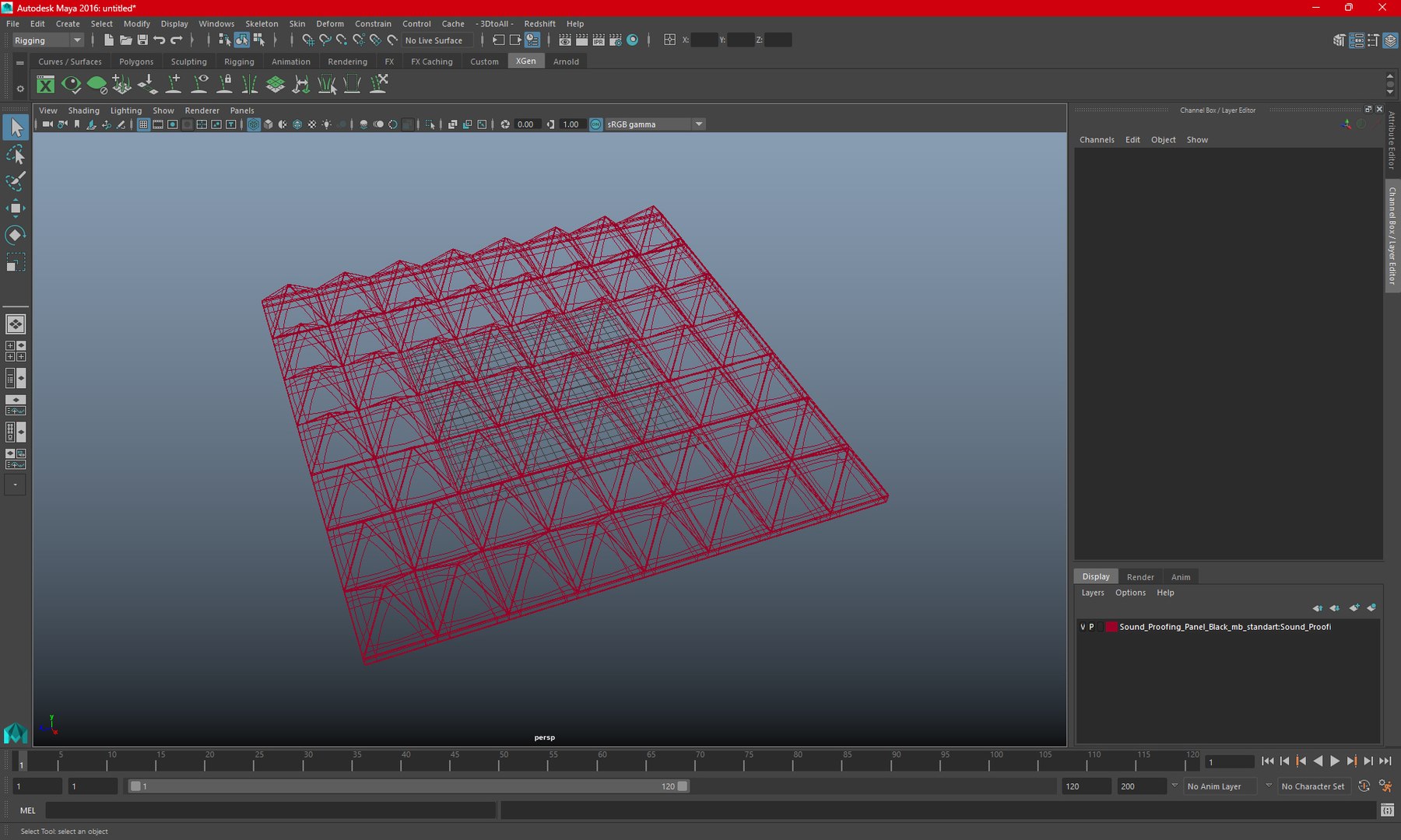 Sound Proofing Panel Black 3D Model - TurboSquid 2070445