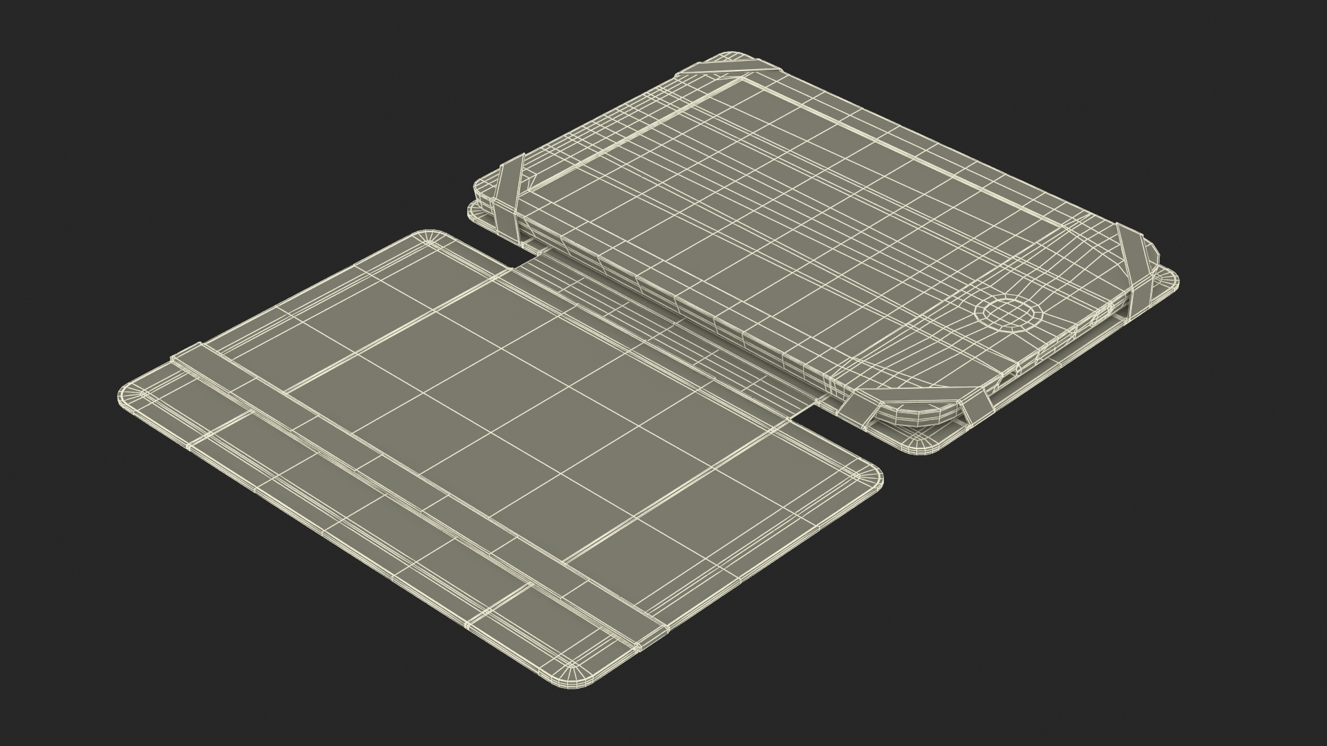 PocketBook 614 Limited Edition White With Open Case 3D Model ...