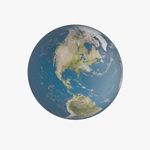 Earth 8K Realistic Nasa Model 3D model