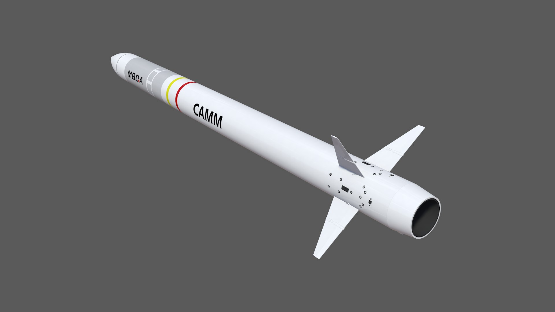 3D MBDA CAMM Missile - Sea Ceptor System AA - TurboSquid 2044066