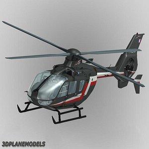 eurocopter ec-135 private livery 3d max