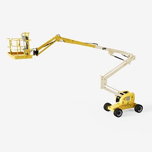 3D Telescopic Boom Lift model