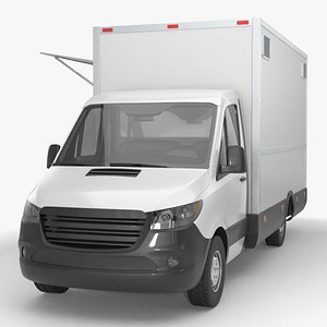 3D Generic Food Truck 01