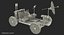 3D lunar roving vehicle apollo model
