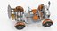 3D lunar roving vehicle apollo model