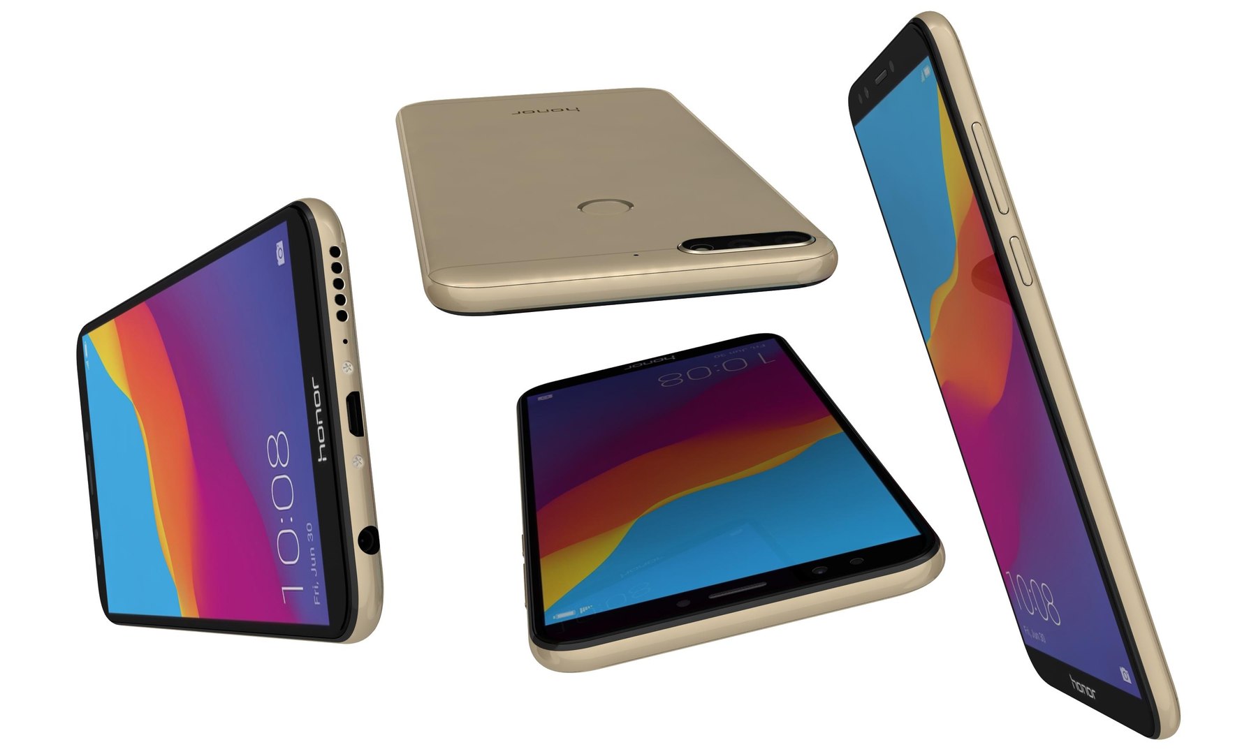 3D Honor 7c Gold Model - TurboSquid 1288499