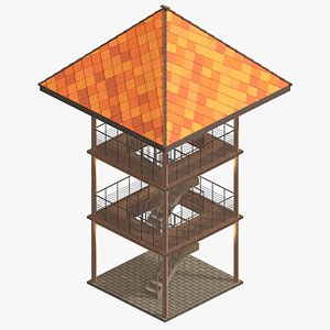 Tropical tower 26A08 3D