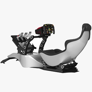 Formula F1 Racing Simulator Seat 3D model