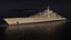 Azzam Superyacht Night Scene model