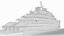 Azzam Superyacht Night Scene model