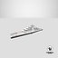 Azzam Superyacht Night Scene model