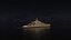 Azzam Superyacht Night Scene model