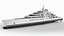 Azzam Superyacht Night Scene model