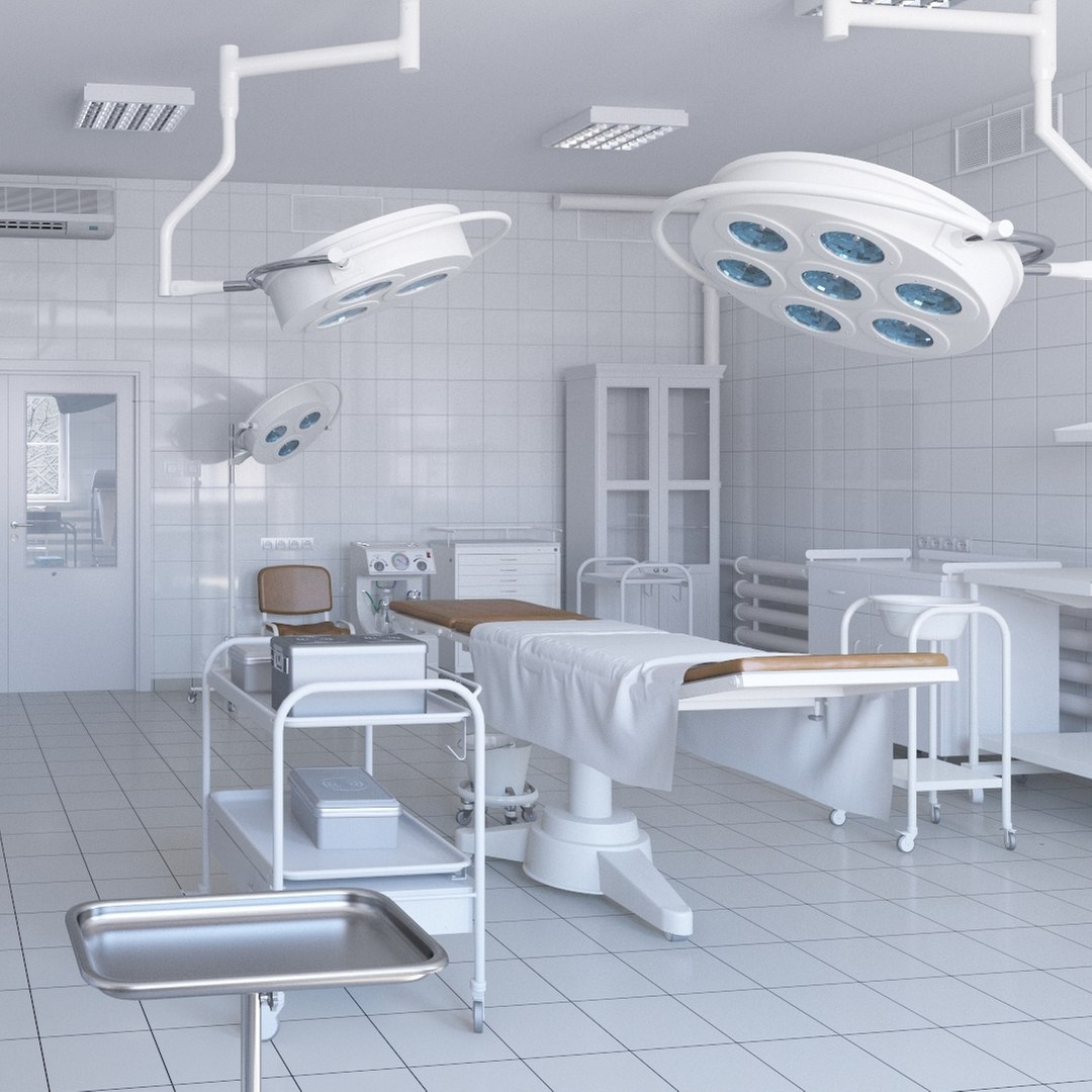 Operating Room 3 3D model TurboSquid 2013145