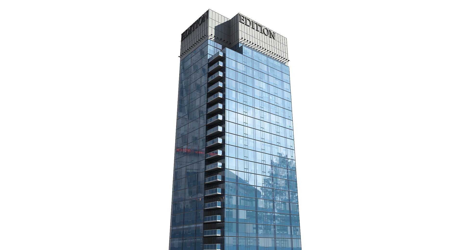 The Edition Building Times Square Low Poly 3D model - TurboSquid 2170809