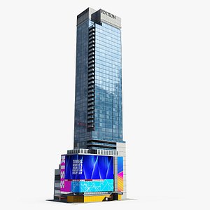 The Edition Building Times Square Low Poly