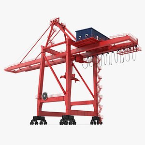 3d ship shore crane