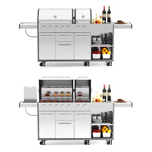 3D Barbecue 13 model