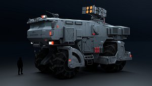 Military vehicle 3D model