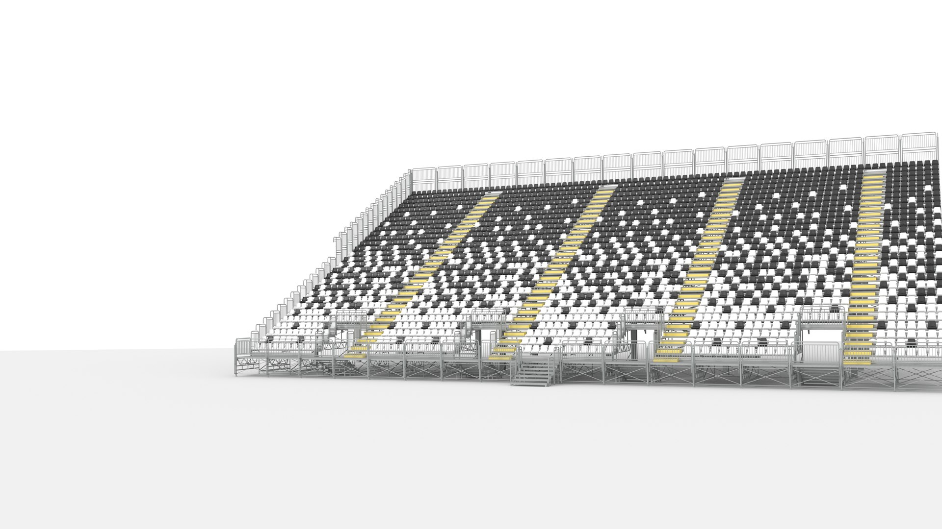 3D Model Tribune Stadium - TurboSquid 1543855