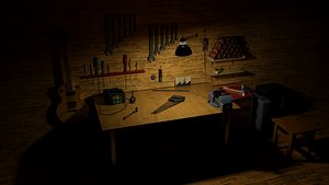 3D lamp tools room hq