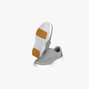 OrthoComfoot Me Orthopedic Walking Shoes Loafers Slip On 3D model
