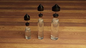 vape bottles 3D model